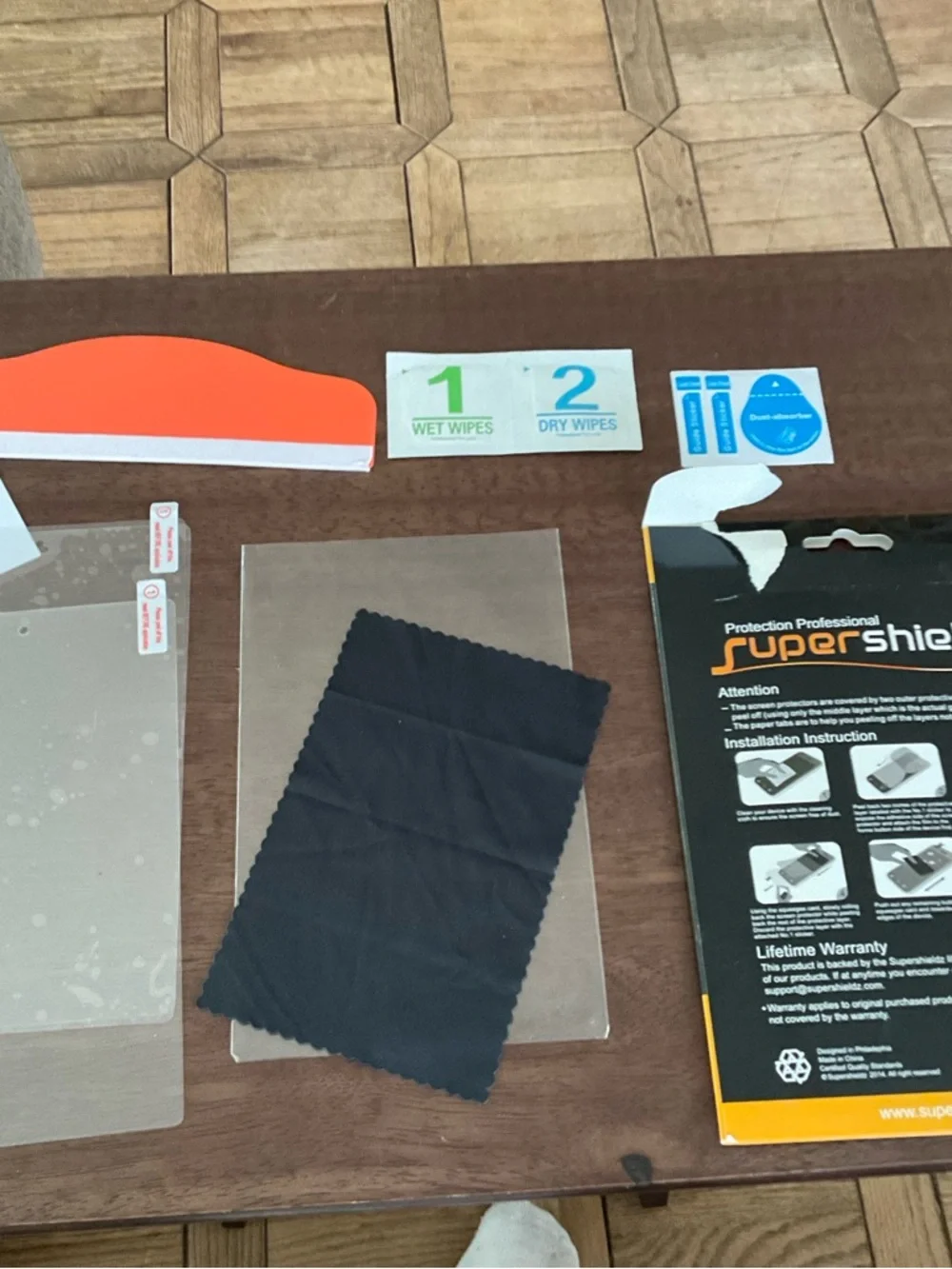 Super Shieldz Screen Protector HD Amazon Fire 7 2 Pack open